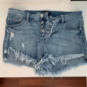 Denim shorts